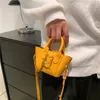 Sacs de soirée Marque Femmes Petit Sac À Main Parti Embrayage Femme Chaîne Épaule Néon Vert Jaune Rose Seaux Messenger Sac Mini 230106