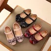 Athletic Shoes Children's Delicate Little Girl Princess Stylish Garden Show Bow Lace Rhinestone Trim