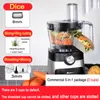 Commercial Vegetable Sing Machine Chopper Electric Marchewki Cucumbers Cebule Peppers Kubki Crusher Cutter Kitchen Maszyny