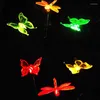 Solar Lights LED Outdoor Waterproof Simulation Honey Bees Decor For Garden Xmas Decorations Camping Indoor Christmas Party