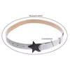 Belts Kawaii Star Rhinestone Skirt Belt Women Jeans Buckle Indie Aesthetic Y2k Accessories Korean Fashion