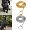 Colliers pour chiens 2 couleurs en acier inoxydable Tailles Outdoor Home Serpent Chaîne Réglable Forte Laisse Choker Accessoires