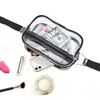 Midjesäckar PVC Women Fanny Pack Belt Bag Hip Bum Clear Transparent Bröstpåse 2023 Beach Travel Banana dragkedja