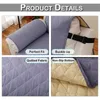 Cubiertas de silla Sofá acolchado de 3 plazas Sillón reclinable impermeable para perros Mascotas Protector de sillón antideslizante Sala de estar