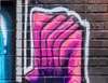 Sfondi Personalizzati Po Murale Carta da parati 3d Puro dipinto a mano Fashion Street Graffiti Art Home Decor Murales per pareti 3 D