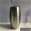 Tumblers 25Oz Tumbler Wine Mugs Portable St Double Walled Stainless Steel Vacuum Insated Cup Creative Car Vtky2197 Drop Delivery Hom Dht21