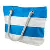 Storage Bags Selling Striped Canvas Casual Women's Bag Beach Seasonal Handbag Organizer Clothes