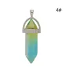 Charms Colorf Glass Zhexagon Prism Rainbow Pendant voor ketting sieraden maken vrouwen mannen groothandel drop levering bevindingen componenten Dhoky