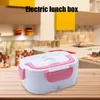 Dinnerware Sets 110V 220V Bento Boxes Heat Preservation Portable Electric Lunch Box Grade PP Convenient Gadgets For Household Office