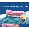 Honden verzorging Vezel Fast drogen water Pet Badhanddoek handdoek handdoek handdoek Puppy Mat Deken Deken Zacht Kat Baden Praktisch modbestendige Gemakkelijk DHVD9