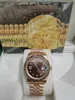 Con scatola originale Orologio da uomo 40mm Mens 2813 Quadrante romano Meccanico automatico Bracciale in acciaio inossidabile 904L Triangolo Pit Orologio impermeabile Oro Argento Oro rosa 2023