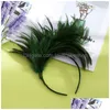 Вечеринка FARE Woman Fear Hair Hoop Head Band Band Постоянная формальная шляпа Headwear Package Opp с высоким качеством 14dx j1 Drop Delivery dhykj