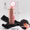 Sex Toys New Wearable Penis Dildo Hollow Sleeve For Unisex Realistic Dick With Panties SexToy Extension Masturbatio Anal Lesbian