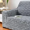 Stoelhoezen 1/2/3/4 stoel Jacquard Sofa voor woonkamer Dikke Winter Warm bank Cover Elastische beschermer All-inclusive Slipcover