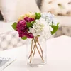 Decorative Flowers Hydrangea Artificial Flower Bouquet Fake Silk Wedding Party Decoration For Dinning Table Home Decor