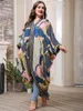 Plus Size Dresses TOLEEN Women Large Elegant Maxi 2023 Ethnic Abaya Boho Oversized Muslim Turkey Party Evening Festival Clothing