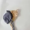 Berets Baby Babet chapeau chauds en tricot enfant en bas âge pour filles d'automne d'hiver couleur solide chouchou