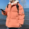 Men S Jackets Privathinker Winter Fashion Parkas Lamb Wol Cotton Gededed Coat Koreaanse losse capuchon Warm Dikke mannelijke casual 230106