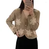 Kobiety Polos Women Knitted Cardigan Coat