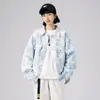 Erkek Ceketler 2023 Springautumn Ceket Moda Kat Çift Bombacı Harajuku Unisex Varsity Hip Hop Street Loose Casual