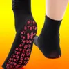 Chaussettes pour hommes auto-chauffage hommes femmes massothérapie thermique à pied socle chauffée chauffe