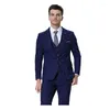 Мужские костюмы 2023 Blazer 3 кусочки устанавливают стройные мужские куртки Blazers Costume Clotume Wedding Luxury Man for Business Party