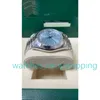Classic Mens Watch 41 мм Ice Blue Dial Sapphire Glass Ice 316L ремешок из нержавеющей стали 2813 Автоматическое движение высшего качества.