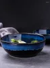 Skålar lingao kreativ ugn transformerad keramisk formad skål fruktdessert grönsak sallad soppa nudel ris