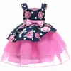 Vestidos de menina verão bebê meninas de meninas de flores Tutu vestidos roupas crianças garotas de casamento vestido de aniversário roupas infantis crianças fantasia de natal t230106