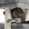 Cat Furniture Scratchers شجرة مستقرة مع SISAL POSTS TOWER CONDO شقة كبيرة مريحة جثم متدلية لالتقاط كرة صغيرة ومتوسطة CVBD 230106