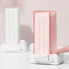 Opslagboxen Automatische cosmetische katoenen doos Press Type Pad stofdichte make -up dispenser gadgets Organisator I0A1