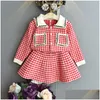 Clothing Sets More Design Kids Girls Clothes Set Long Sleeve Sweater Suit Outfits For 494 Y2 Drop Delivery Baby Maternity Dhhdn