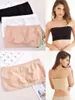 Bustiers korsetten Basis Zwart/Wit/Skin Dames Strapless Onlid niet -bra bandeau Tube Top verwijderbare pads naadloze gewaskleuren