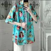 Chemisiers pour femmes mignon Harajuku chemise femmes Panda imprimé haut à manches courtes Haut Printemps Femme 2023 garçon manqué Style Animal Kawaii gothique