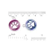 Charms 20 stcs/lot kleuren 18 mm Cat Dog Paw Prints voetafdruk hangen hangers fit voor doe -het -zelf telefoonstrips sleutelhangers tas mode sieraden drop dheau