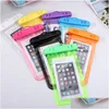 Handbags Clear Waterproof Dry Pouch Case Pvc Protective Mobile Phone Bag Swimming Touch Sn Floating Air For Camera 718 Y2 Drop Deliv Dhkde