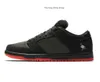 2023ogwomens herrskor Jeff Staple Dunks SB Low Pigeon Black Sports Sneakers 883232-008