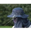 Brede rand hoeden emmer zon vissen heren dames zomer UPF50 antiuv waterdichte outdoor sunshade klimdop grote dakranden verstelbare 230106