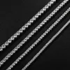 2023 Wholesale Pass Diamond Tester 925 Silver Vvs Moissanite Tennis Chain 3mm 4mm 5mm 6mm Hip Hop Necklace Bracelet