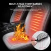 Car Seat Covers Heating Cover Plush 2-Level Heated Cushion Auto Chair Lumbar Bottom Heater Universal For 95% Vehicles DC 12V/24V