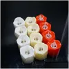 Ljus LED Flameless Candle Tea Light Pillar Tealight Battery Operate Lamp Wedding Birthday Party Christmas Decoration VT1722 Drop DHXJW