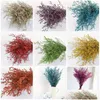 Decorative Flowers Wreaths 30G Lover Grass Natural Fresh Dried Preserved Dancing Real Flower Branch For Home Decor Bouquet Drop De Dhdkx