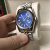 2023 Con scatola originale Orologio di lusso di alta qualità Vetro zaffiro 41mm DAYJUST BLUE Dail Orologi da uomo meccanici automatici in acciaio inossidabile