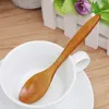 Bowls 2X Wood Spoons Bowl Set Wooden Handmade Flatware Tableware Cutlery Soup Rice Serving For Eating