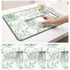 Table Mats Dish Drying Mat Kitchen Absorbent Cutlery Draining Non Slip Quick Dry Countertop Plate Cup Pad Placemat