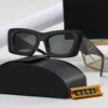 Tasarımcılar Güneş Gözlüğü Kadın Vintage Kare Tam PC Çerçeve Cam Erkekler Polarize Güneş Gözlükleri Moda Açık Spor Plaj UV400 Sunglass 2301074QS