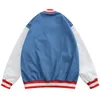 الرجال السترات للرجال Harajuku Streetwear Baseball Jacket Stack