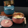 Bowls Noodle Bowl Good Sealing Large Capacity Storing Portable Instant Container Salad Daily Use