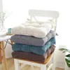 Pillow 45x45cm Home Soft Square Solid Color Seat Back Tie On Chair Sofa Car Pad Office