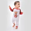 Jogga kläder julfamilj matchande pyjamas set look mor dotter far baby barn sömnkläder mamma och mig nattkläder kläder